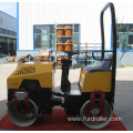 Water spraying controlled road roller for asphalt laying